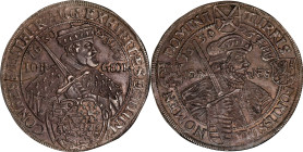 GERMANY. Saxony. Taler, 1630. Dresden Mint. Johann Georg I. NGC AU-55.
Dav-7606; KM-413; Whiting-109. Commemorating the 100th anniversary of the Augs...