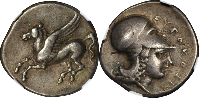 SICILY. Syracuse. Timoleon & The Third Democracy, ca. 345-317 B.C. AR Stater (8....