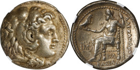 MACEDON. Kingdom of Macedon. Alexander III (the Great), 336-323 B.C. AR Tetradrachm (16.94 gms), Babylon Mint, ca. 315-311 B.C. NGC Ch VF, Strike: 5/5...