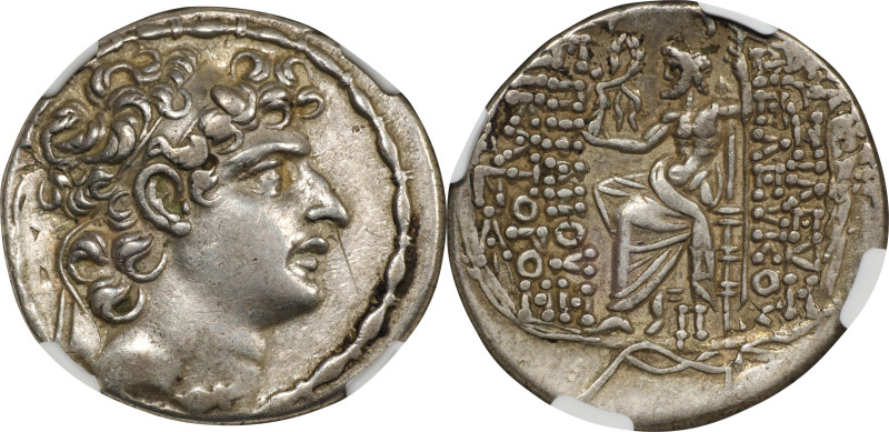 SYRIA. Seleukid Kingdom. Seleukos VI Epiphanes, 96-95 B.C. AR Tetradrachm, Antio...