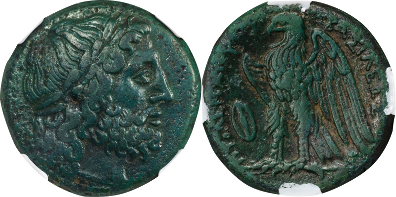 PTOLEMAIC EGYPT. Ptolemy II Philadelphos, 285-246 B.C. AE 26mm, Uncertain Mint i...