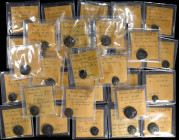 MIXED LOTS. Group of Bronze Issues (64 Pieces), ca. 4th-2nd Centuries B.C. Average Grade: VERY FINE.
This group contains an interesting assortment of...