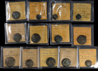 MIXED LOTS. Group of Bronze Issues (13 Pieces), ca. 4th Century B.C.- 3rd Century A.D. Average Grade: VERY FINE.
An intriguing and diverse assortment...