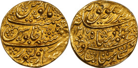 AFGHANISTAN. Durrani Dynasty. 2 Mohurs, AH 1217 Year 1 (1802/3). Bahawalpur Mint. Mahmud Shah. PCGS Genuine--Mount Removed, AU Details.
Fr-7; KM-246;...