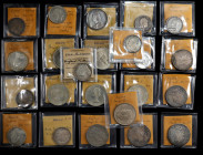 GREAT BRITAIN. Group of Crowns and 1/2 Crowns (23 Pieces), ca. 17th to 20th Centuries. Grade Range: GOOD to ABOUT UNCIRCULATED.
A nice accumulation o...