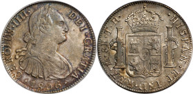MEXICO. 8 Reales, 1806-Mo TH. Mexico City Mint. Charles IV. PCGS Genuine--Cleaned, AU Details.
KM-109; Cal-984. Lightly cleaned and also lightly hand...