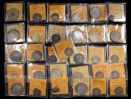 MIXED LOTS. Spain & Latin America. Group of Mixed Denominations (31 Pieces), ca. 16th to 20th Centuries. Grade Range: FINE to ABOUT UNCIRCULATED.
A m...