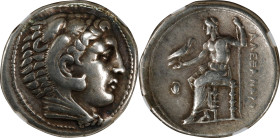 MACEDON. Kingdom of Macedon. Alexander III (the Great), 336-323 B.C. AR Tetradrachm (16.97 gms), Pella Mint, ca. 317/6-315/4 B.C. NGC VF, Strike: 5/5 ...