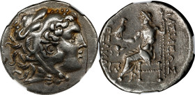THRACE. Mesambria. AR Tetradrachm, ca. 250-175 B.C. NGC Ch VF. Scratches.
HGC-3.2, 1567; Pr-989. Struck in the name and types of Alexander III (the G...
