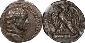 VESPASIAN, A.D. 69-79. Syria, Seleucis and Pieria, Antioch. AR Tetradrachm (13.81 gms), dated “New Holy Year” 2 (A.D. 69/70). NGC Ch EF, Strike: 3/5 S...
