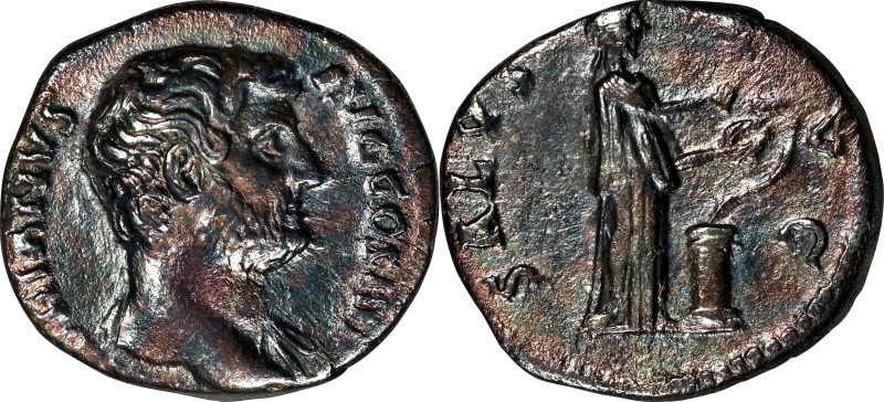 HADRIAN, A.D. 117-138. AR Denarius (2.90 gms), Rome Mint, ca. A.D. 133-135. CHOI...