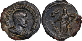MAXIMUS AS CAESAR, A.D. 235-238. Egypt, Alexandria. BI Tetradrachm (13.04 gms), dated RY 4 of Maximinus I (A.D. 237/8. NGC EF, Strike: 5/5 Surface: 2/...