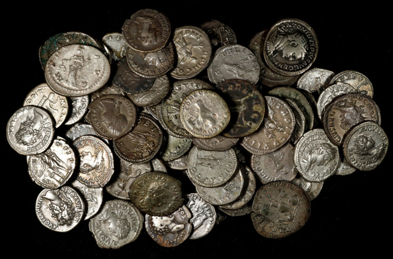 MIXED LOTS. Group of AR Denominations (76 Pieces), ca. 1st- 4th Centuries A.D. G...