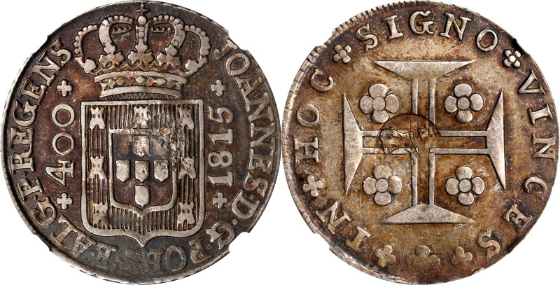 AZORES. Azores - Portugal. 600 Reis, ND (1887). Luis I. NGC EF-45, Countermark: ...