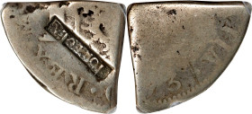 BRITISH VIRGIN ISLANDS. Tortola - Mexico. 2 Shillings (1/4 Dollar), ND (1801). George III. PCGS AG-03, Countermark: VF Details.
KM-6; Prid-3. Weight:...