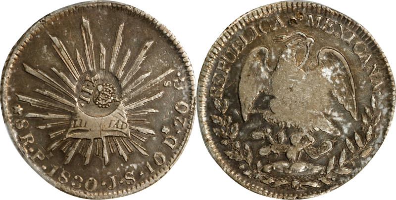 PHILIPPINES. Philippines - Mexico. 8 Reales, ND (1834-37). Manila Mint. Isabel I...