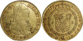 COLOMBIA. 8 Escudos, 1798-P JF. Popayan Mint. Charles IV. PCGS EF-45.
Fr-52; KM-62.2; Cal-77.

Estimate: $1500.00- $2000.00