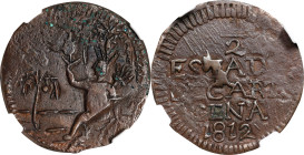 COLOMBIA. Cartagena. 1/2 Real, 1812. NGC AU-55.
KM-D2; Restrepo-131.2.

Estimate: $150.00- $250.00