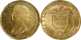 COLOMBIA. 16 Pesos, 1846-UM. Popayan Mint. PCGS Genuine--Scratch, AU Details.
Fr-75; KM-94.2.

Estimate: $1500.00- $2000.00