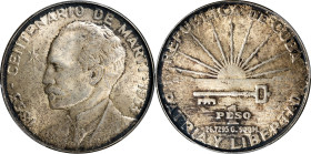 CUBA. Peso, 1953. Philadelphia Mint. PCGS MS-62.
KM-29.

Estimate: $40.00- $80.00