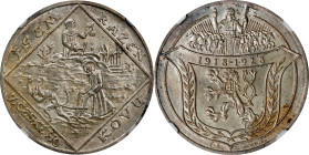 CZECHOSLOVAKIA. Silver Medallic 10 Ducats, 1928. Kremnica Mint. NGC Unc Details--Reverse Improperly Cleaned.
KMX-M1; Museler-69/4. By O. Spaniel. Obv...