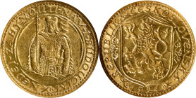 CZECHOSLOVAKIA. Ducat, 1924. Kremnica Mint. NGC MS-62.
Fr-2; KM-8; Novotny-16.
From the Augustana Collection.

Estimate: $400.00- $600.00