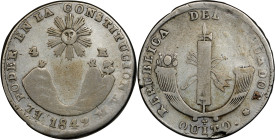 ECUADOR. 4 Reales, 1842-QUITO. Quito Mint. FINE, Details.
KM-24.

Estimate: $50.00- $100.00