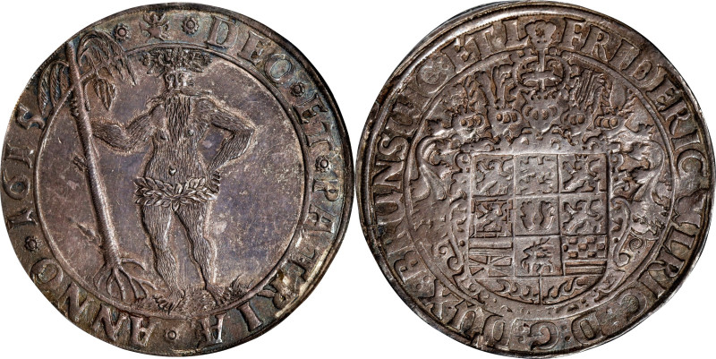 GERMANY. Brunswick-Luneburg: Brunswick. Taler, 1615. Zellerfeld or Goslar Mint; ...