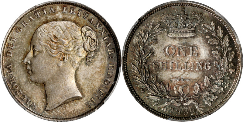 GREAT BRITAIN. Shilling, 1852. London Mint. Victoria. PCGS MS-65.
S-3904; KM-73...