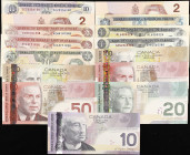 CANADA. Lot of (15). Bank of Canada. 10 to 100 Dollars, Mixed Dates. P-Various. Very Fine to Extremely Fine.
Included in this lot are P-102Aa, 103d, ...