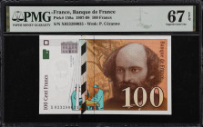 FRANCE. Lot of (4). Banque De France. 20, 50, 100 & 500 Francs, 1992-99. P-151f, 157Ad, 158a & 160a. PMG Gem Uncirculated 65 EPQ & Superb Gem Uncircul...