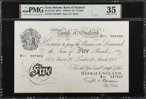 GREAT BRITAIN. Bank of England. 5 Pounds, 1950. P-344. PMG Choice Very Fine 35.

Estimate: $75.00- $125.00