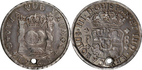 GUATEMALA. 8 Reales, 1768-G P. Guatemala Mint. Charles III. PCGS Genuine--Holed, VF Details.
KM-27.1; Cal-817.

Estimate: $100.00- $200.00