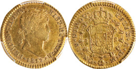 GUATEMALA. Escudo, 1817-NG M. Nueva Guatemala Mint. Ferdinand VII. PCGS Genuine--Bent, EF Details.
Fr-25; KM-74; Cal-1495.

Estimate: $300.00- $500...