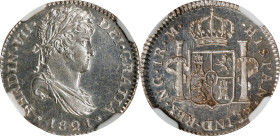 GUATEMALA. Real, 1821-NG M. Nueva Guatemala Mint. Ferdinand VII. NGC MS-63 Prooflike.
KM-66; Cal-561.

Estimate: $200.00- $400.00