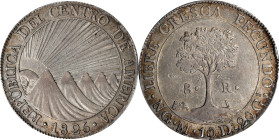 GUATEMALA. Central American Republic. 8 Reales, 1825-NG M. Nueva Guatemala Mint. PCGS Genuine--Cleaned, EF Details.
KM-4.

Estimate: $150.00- $300....