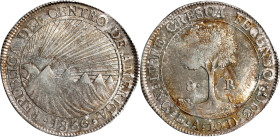 GUATEMALA. Central American Republic. 8 Reales, 1836-NG BA. Nueva Guatemala Mint. PCGS Genuine--Cleaned, AU Details.
KM-4.

Estimate: $200.00- $300...