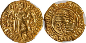 HUNGARY. Goldgulden, ND (1387-1437). Sigismund. NGC AU Details--Mount Removed.
Fr-10; Rethy-119a; Huszar-573.
From the Augustana Collection.

Esti...