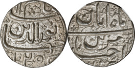 INDIA. Mughal Empire. Rupee, AH 1025 Year 11 (1616). Ahmadabad Mint. Muhammad Jahangir. NGC MS-62.
KM-149.2.

Estimate: $100.00- $200.00