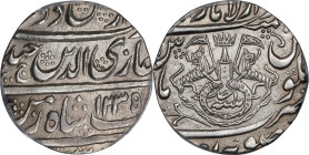 INDIA. Awadh. Rupee, AH 1235 Year 1 (1820). Shah Alam II. PCGS MS-63.
KM-165.1.

Estimate: $100.00- $200.00