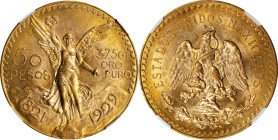 MEXICO. 50 Pesos, 1929. Mexico City Mint. NGC MS-62.
Fr-172; KM-481. AGW: 1.205 oz.

Estimate: $2200.00- $2800.00