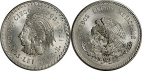 MEXICO. 5 Pesos, 1948-Mo. Mexico City Mint. PCGS MS-66.
KM-465.

Estimate: $100.00- $200.00