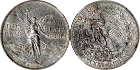 MEXICO. 2 Pesos, 1921-Mo. Mexico City Mint. NGC AU-55.
KM-462.

Estimate: $100.00- $200.00