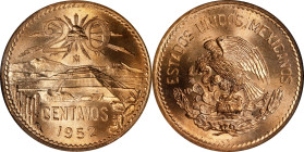 MEXICO. 20 Centavos, 1952-Mo. Mexico City Mint. NGC MS-65 Red.
KM-439.

Estimate: $40.00- $60.00