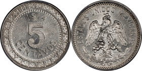 MEXICO. 5 Centavos, 1914-M. Mexico City Mint. PCGS MS-62.
KM-421.

Estimate: $70.00- $100.00