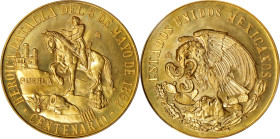 MEXICO. Battle of Puebla/Cinco de Mayo Gold Medallic 50 Pesos, ND (1962)-Mo. Mexico City Mint. PCGS SPECIMEN-66.
Grove-802. Diameter: 37mm.
From the...