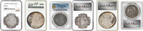 MEXICO. Trio of 8 Reales (3 Pieces), 1792-1892. All ANACS, NGC or PCGS Certified.
1) 1792-Mo FM. Mexico City Mint. Charles IV. NGC VG-10. KM-109; Cal...