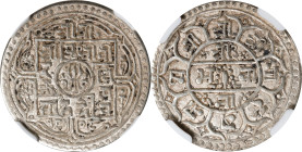 NEPAL. Shah Dynasty. Mohar, SE 1808 (1886). Prithvi Bir Bikram. NGC MS-62.
KM-651.1.

Estimate: $100.00- $200.00