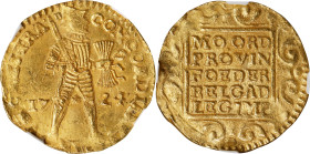 NETHERLANDS. Utrecht. Ducat, 1724. Utrecht Mint. NGC MS-61.
Fr-285; KM-7.1.
From the Augustana Collection.

Estimate: $700.00- $1000.00