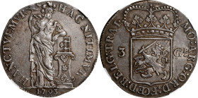 NETHERLANDS. Utrecht. 3 Gulden, 1793. NGC AU-55.
Dav-1852; KM-117.

Estimate: $100.00- $200.00